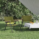  Stolice za kampiranje 2 kom zelene 54x43x59 cm tkanina Oxford | shoptok.hr
