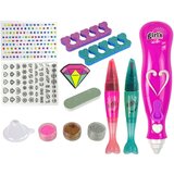  Nail Painting Set Nail Pens Glitter Dispenser Diamonds | Shoptok.si