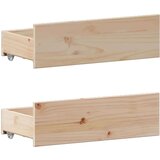 vidaXL Krevet s regalom za knjige bez madraca 135x190 cm od borovine | shoptok.hr