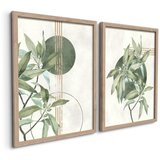 Styler Set uokvirenih postera 2 kom 30x40 cm Green – | shoptok.hr