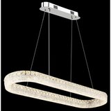 Globo 67387-40 - LED prigušiva luster na sajli LAUREL 40W/230V proziran+daljinski upravljač | Eponuda.com