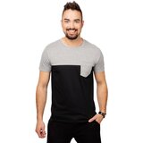 Glano Men's T-shirt with Pocket - black Cene
