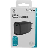Deltaco Kućni USB-C Punjač, 20 W, Crni | shoptok.hr