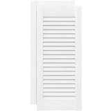 vidaXL Vrata ormarića Louvred dizajn 2 kom bijela 61,5x29,5 cm | shoptok.hr