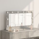 vidaXL Ogledalo za toalete Betonska siva Beton 80 x 45 x 18 cm Ogledalo | shoptok.hr