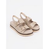 GOODIN Beige sandals with gold elements | shoptok.hr