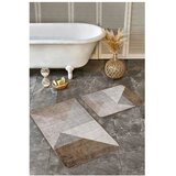 Mila Home Sive/smeđe od samta kupaonske prostirke u setu 2 kom 60x100 cm – | shoptok.hr