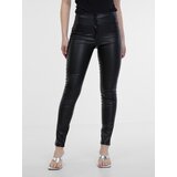 Orsay Black Leatherette Pants - Ladies | Shoptok.si
