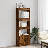  Visoka komoda Smoked Oak 63x33x180 cm od konstruiranog drva | shoptok.hr