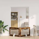  Vrata za pse z stojali 2 pcs Dimljen hrast 100 x 60 cm, (5000232762) | Shoptok.si