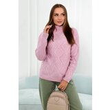 Kesi Sweater with decorative purple knit Cijene