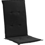  Jastuci za vrtne stolice 2 kom crni 120 x 50 x 3 cm od tkanine | shoptok.hr
