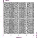 vidaXL Paravan s 4 paneli 163x180 cm vodna hijacinta | Shoptok.si