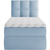 MID.YOU POSTELJA Z VZMETNICO 90 cm x 200 cm , les, tekstil, leseni material modra | Shoptok.si