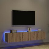 TV zidni ormar Zidne 2 pcs Umjetnički hrast 80 x 35 x 31 cm | shoptok.hr