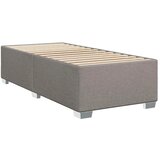  Boxspring krevet s madracem Sivosmeđa 90 x 190 cm Tkanina - Sivosmeđa 90 x 190 cm Dizajn linija | shoptok.hr