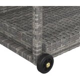 Barska kolica siva 100 x 45 x 83 cm od poliratana | shoptok.hr