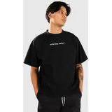 Brainrot What The Helly? Cropped T-shirt vintage black