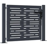  Vrtna vrata antracit boje 100x75 cm čelična kvadratna dizajna | shoptok.hr