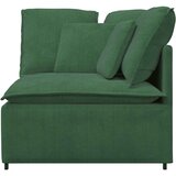  Modularni kutni kauč s jastucima tamnozelene boje 100 cm | shoptok.hr