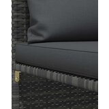  Modularna kutna sofa od poliratana s jastucima siva | Eponuda.com