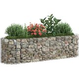  Gabionska povišena gredica od pocinčanog željeza 190x50x50 cm | shoptok.hr