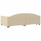  Dnevni krevet na razvlačenje s ladicama krem 100x200 cm tkanina | shoptok.hr