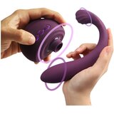 Tracy&#039;s Dog OG 3 - Vibrator z dvojnim učinkom v lila barvi | Shoptok.si