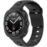 INF Silikonski pašček za uro Samsung Watch Ultra 47 mm s kvadratno zaponko Black, (21401593) | Shoptok.si