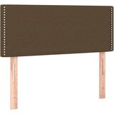 Maison Chic posteljno vzglavje - vzglavna omarica - nočna omarica temno rjavo 100x5x78/88 cm blago, (21706812) Cene