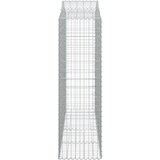 Lučne gabionske košare 11kom 200x50x160/180cm pocinčano željezo | shoptok.hr
