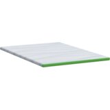 vidaXL Blazine za vzmetnice Drugo Bela in zelena 160 x 200 cm | Shoptok.si