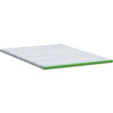 vidaXL Jastučići za madrace Ostalo Bijela i zelena 160 x 200 cm | shoptok.hr