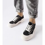 Gemre Black fabric sneakers Nassar Cene