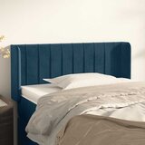  Uzglavlje s ušima tamnoplavo 93x16x78/88 cm baršunasto | shoptok.hr