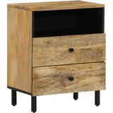 vidaXL Nočna omarica 50x33x60 cm trden mangov les | Shoptok.si