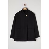 Trendyol Black Regular Elastic Waist Woolen Midi Coat | Eponuda.ba