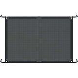 vidaXL dvignjena pasja postelja črna 150x90x20 cm tekstilen in jeklo | Shoptok.si