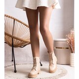 Gemre Beige insulated classic ankle boots Edmund | ePonuda.com