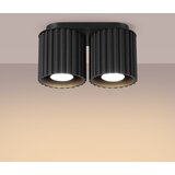 Sollux Lighting Stropna svetilka AURA 2 črna GU10, (5000054225) | Shoptok.si