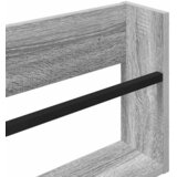  Polica za časopise s policom 2 pcs Siva Sonoma 80 x 12 x 30 cm | shoptok.hr