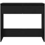  Konzolni stolić crni hrast 89x41x76,5 cm Konstruirano drvo | Shoptok.si