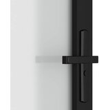 Unutarnja vrata 83 x 201,5 cm crna od mat stakla i aluminija | shoptok.hr