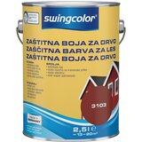 SWINGCOLOR boja za zaštitu drveta (2,5 l, crvene boje) Cijene