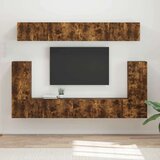  Set TV komoda Zidne 5 pcs Dimljeni hrast Konstruirano drvo | shoptok.hr