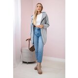 Kesi Sweatshirt with "The World is Yours" print gray | Shoptok.si