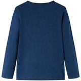  Dječja majica dugih rukava modra 140 | shoptok.hr