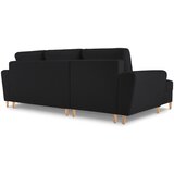 Cosmopolitan Design Crna sklopiva/s prostorom za odlaganje kutna garnitura od bouclé tkanine (s lijevim kutom/s ležaljkom) Kyoto – | shoptok.hr