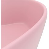  Luksuzni umivaonik mat ružičasti 36 x 13 cm keramički | shoptok.hr