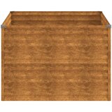  Povišena vrtna gredica 100 x 100 x 69 cm od čelika COR-TEN | shoptok.hr